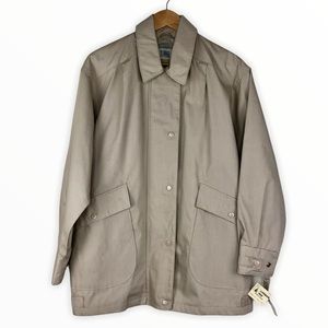 90’s Vintage London Fog Beach Tan Coat NWT